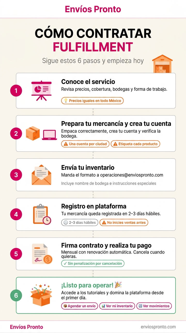 Guía para contratar servicio de Fulfillment